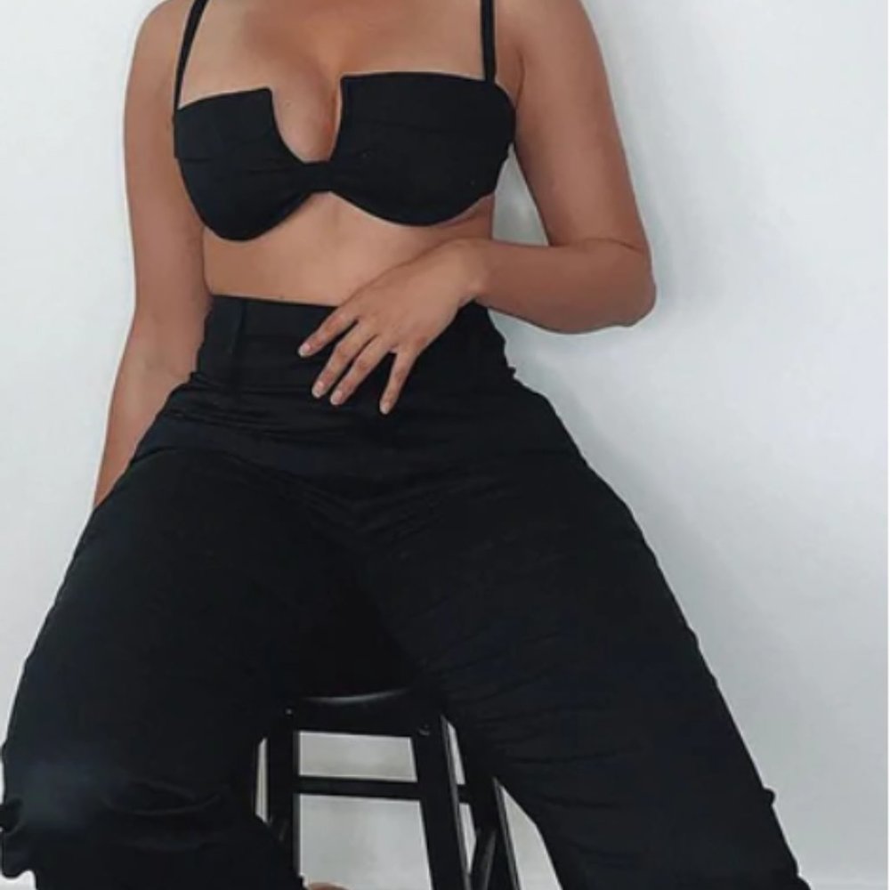 Bad Intentions Pant Set - Black - NEW